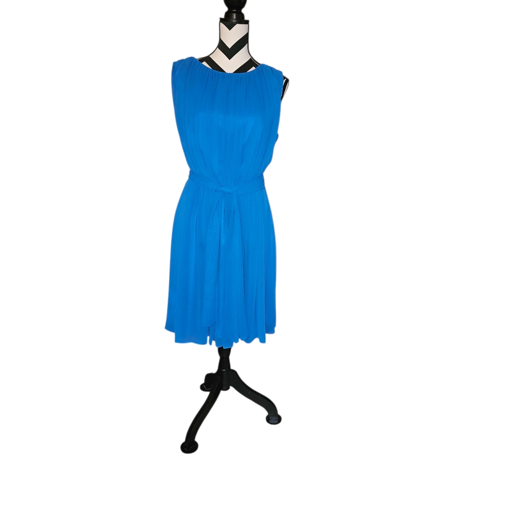 Calvin Klein Blue Sleeveless Midi Sundress